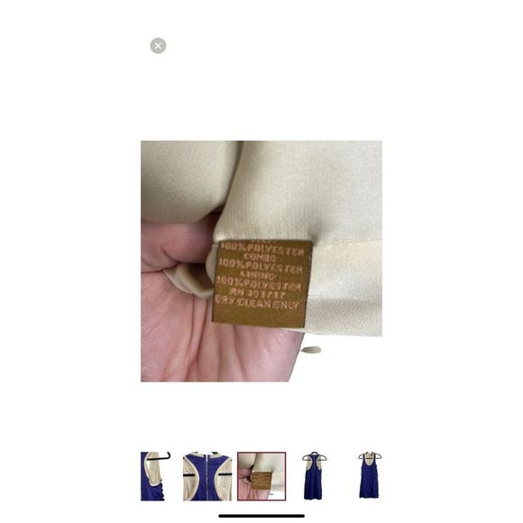 Anthropologie Ali Ro Circle Dot Applique Racerback Dress Purple, Sz 2, MP $265 - Picture 9 of 11